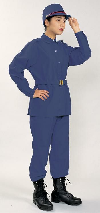 ブレバノ防災服 上下一式　女性用　ネイビー　S～LL　[7502-7505]