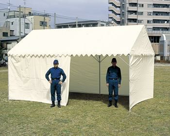 OK式テント 2×3間型 屋根幕＋四方幕付 [6257] | 防災用品・防災グッズ