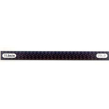 セミスタティック・ロープ・カラー　11.0㎜×50mブラック　[EW0132]