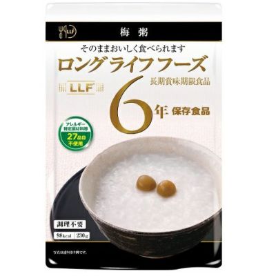 LLF梅粥（賞味期限6年）（50食入）［2701］