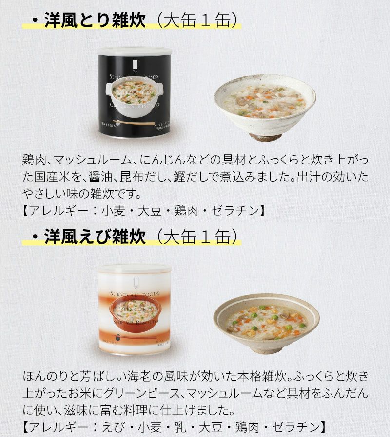 サバイバルフーズ チキンシチュー