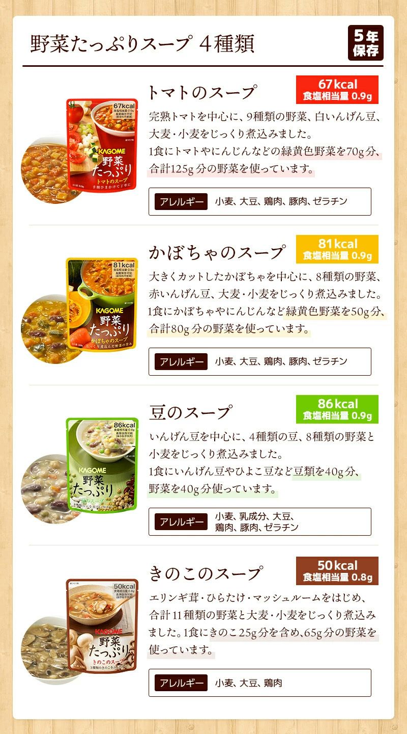 野菜たっぷりスープ味