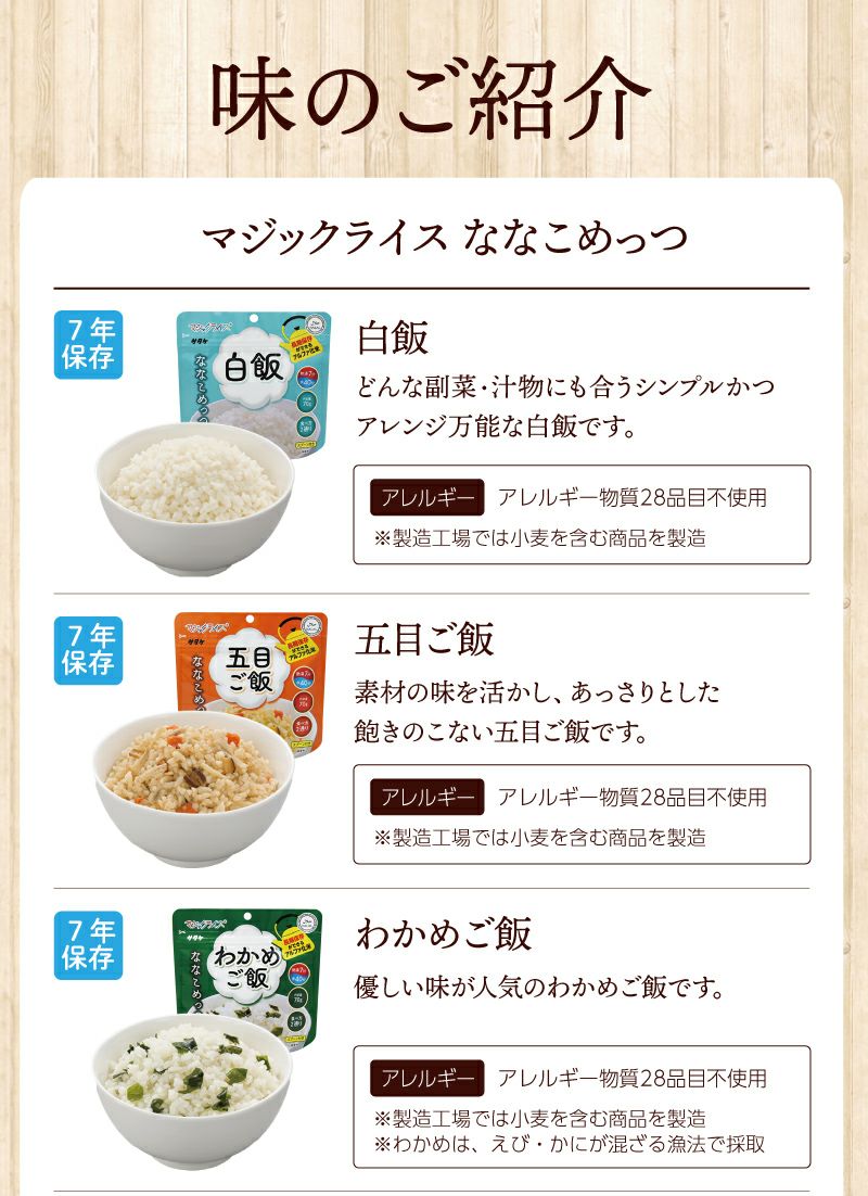 マジックライス ななこめっつ味